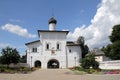 The Annunciation church above the gates in the monastery in honor of the holy Monk Evtimiy of Suzdal Spaso-Evfimievsky monastery Royalty Free Stock Photo