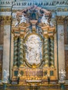 `Annunciation` by Filippo Della Valle, in the Church of Saint Ignatius of Loyola in Rome, Italy.