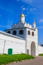 Annunciation gate church of Intercession Pokrovsky convent in Suzdal, Russia Royalty Free Stock Photo