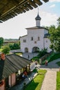 Annunciation gate church of the Saviour Monastery of St. Euthymius, Russia, Suzdal, 12 July 2014 Royalty Free Stock Photo