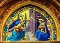 Annunciation Mary Angel Mosaic Duomo Cathedral Facade Florence I