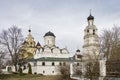 Annunciation monastery. The Holy Annunciation diocesan Kirzhach monastery was founded by St. Sergius of Radonezh in 1358 Royalty Free Stock Photo