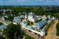 Annunciation Monastery in Murom, Russia. Aerial panoramic view