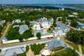 Annunciation Monastery in Murom, Russia. Aerial panoramic view