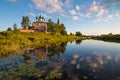 The Annunciation Monastery.Shuysky district, Dunilovo village. Ivanovo region. Russia. gold ring of Russia