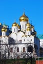 Annunciation orthodox church. Moscow Kremlin Royalty Free Stock Photo