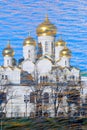 Annunciation orthodox church. Moscow Kremlin Royalty Free Stock Photo