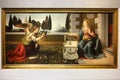 Annunciation, painting by Leonardo da Vinci
