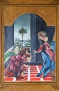 Annunciation of the Virgin, altarpiece in the Catholic church of St. Cyril, Methodius and St. Benedict in Ohrid, Macedonia