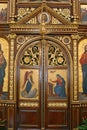 Annunciation of the Virgin Mary, detail of Iconostasis in Greek Catholic Co-cathedral of Saints Cyril and Methodius in Zagreb