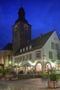 Protestant town church in Annweiler. Region Palatinate in the federal state of Rhineland-Palatinate in Germany