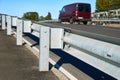 Anodized safety steel barrier