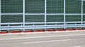 Safety barriers on the highway.