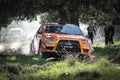 Driver Antoniou Stavros (cy) driving Mitsubishi Lancer Evo X at Anogyra Rally Sprint 2023