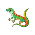 Anole Coloring Animal Illustration for Fun Royalty Free Stock Photo