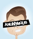 Anonymous cartoon man