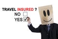 Anonymous entrepreneur agrees about travel insured