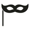 Anonymous eyes mask icon simple vector. Avatar face