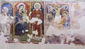 Anonymous frescoes of Santo Stefano Church, Soleto, Italy fresco Royalty Free Stock Photo