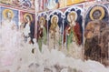 Anonymous frescoes of Santo Stefano Church, Soleto, Italy fresco Royalty Free Stock Photo