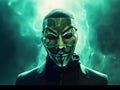 Anonymous hacker. Concept of hacking cybersecurity, cybercrime, cyberattack. AI generated image Royalty Free Stock Photo