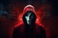 Anonymous hacker. Generate Ai Royalty Free Stock Photo