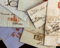 Anonymous handwritten real old letters from Spain