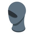 Anonymous head mask icon isometric vector. Person man Royalty Free Stock Photo