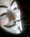 Anonymous mask on computer