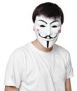 Anonymous mask Royalty Free Stock Photo