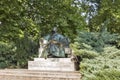 Anonymous Notary of King Bela statue in Budapest, Hungary.