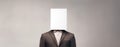 Anonymous Person with Hidden Face