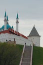 Anonymous round tower, Qol Sharif mosque. Kazan, Russia Royalty Free Stock Photo