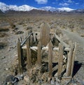 Anonymous wooden grave