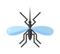 Anopheles mosquito vector illustration