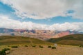 anorama of the Cerro de los 14 Colores, or Fourteen Coloured Mountain, Serrania de Hornocal, Jujuy, Argentina