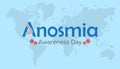 February is Anosmia Awareness Day. Royalty Free Stock Photo
