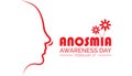 February is Anosmia Awareness Day. Royalty Free Stock Photo