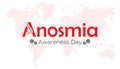 February is Anosmia Awareness Day. Royalty Free Stock Photo