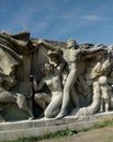 Another close up of the statuary group `Youth` by Pierre Poisson Royalty Free Stock Photo