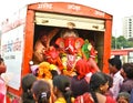 Another farwell bidding to Lord Ganesha Royalty Free Stock Photo