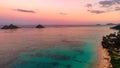 Evening at Lanikai, Aerial View