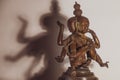 Figure of Chakrasamvara, the god of meditation the circle of supreme bliss in Buddhism