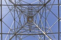 another perspective of an electric tower Royalty Free Stock Photo