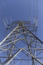 another perspective of an electric tower Royalty Free Stock Photo