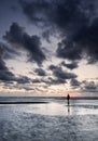 Another Place statue by Antony Gormley Crosby England UK