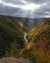 Almost Heaven West Virginia at Blackwater Falls State Park, WV Royalty Free Stock Photo