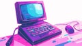 Another retro software paint window interface, capturing the nostalgic aesthetic of early digital art.