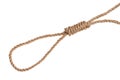 another side of hangman's noose from jute rope