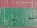 Another view on basketball court. Turn on your imagination and enjoy. Perfect angle create perfect photo. AnotheÃ¯Â¿Â½ geometric